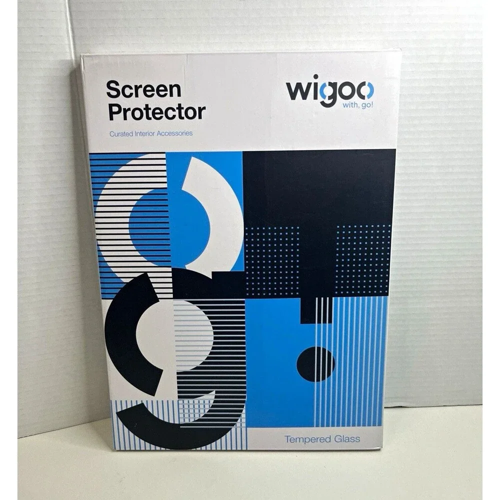 Wigoo Tempered Glass Screen Protector Clear/Transparent for Tesla Model S